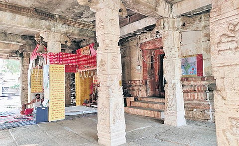 The famous Malyavanta Raghunath Temple located on a mountain on Kampli Road in the World Heritage Site of Hampi | Express