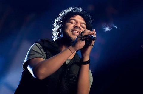 Singer Papon performing at a show. (Photo | Twitter)