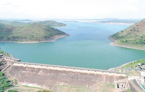 Water level at Vanivilas Sagar dam reached 100ft on Wednesday | Express