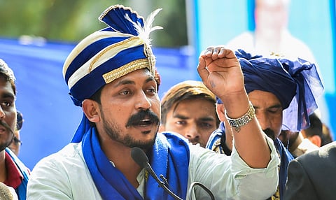 Bhim Army chief Chandrashekhar Azad (Photo | PTI)
