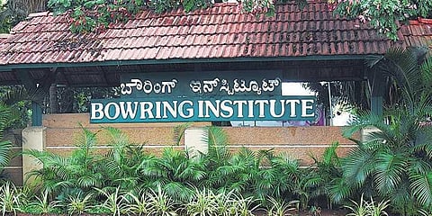 Bowring Institute, an elite club in Bengaluru.