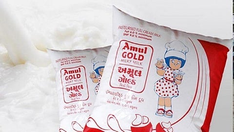 Image of Amul Gold milk packets used for representational purpose (File Photo | PTI)