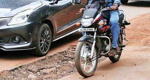 Thrissur roads remain in miserable state