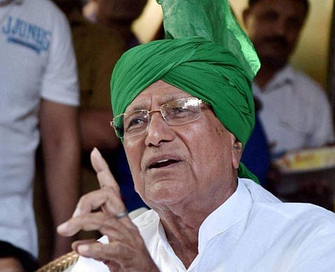 Former Haryana Chief Minister Om Prakash Chautala. (Photo| PTI)