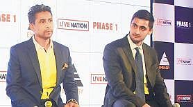 Oum Pradutt (left) and Aditya Virwani at the announcement of the plan