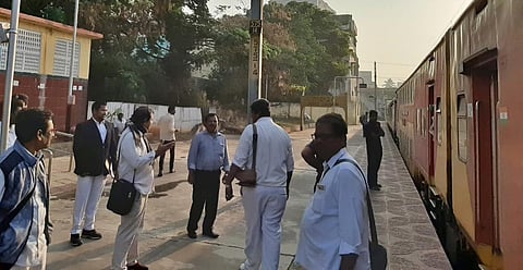 SCR Vijayawada division held a massive ticket checking drive on Tuesday. (Photo | EPS)