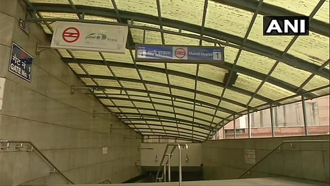 Mandi House Metro station.