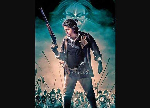 Still from Shivarajkumar’s forthcoming film, Bhajarangi 2.