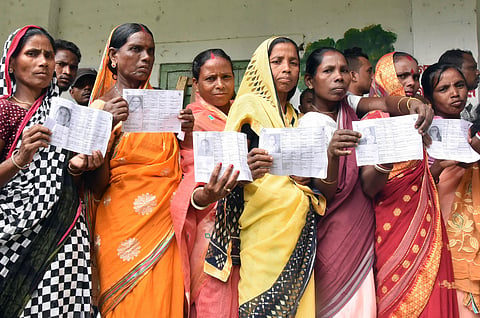 Amid the ongoing protests over the Citizenship Act across the country, the Narendra Modi cabinet on Tuesday gave the green signal to a proposal to update the National Population Register. (File photo | PTI)