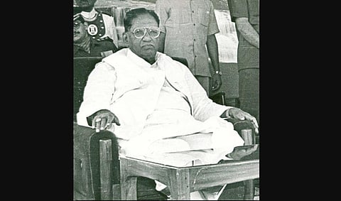 Chief Minister of united Andhra Pradesh  M Channa Reddy. (Photo | EPS)