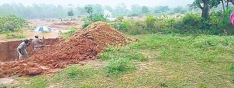 The Kancheepuram police defused misfired shells, land mines in an open space along the Manampathy that were seized from a scrap dealer’s house | express