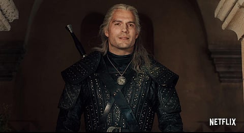 Henry Cavill in the Netflix series 'The Witcher'. (Photo| Screen grab)
