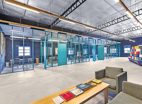 The retrofitted space that will serve as Motherland Joint Ventures main office