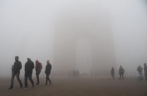 Dense fog engulfs Delhi-NCR. (Photo | Parveen Negi, EPS)