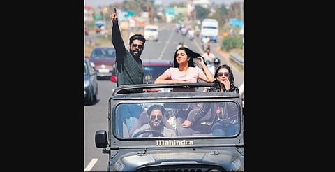 A still from 'Pancharaaksharam'