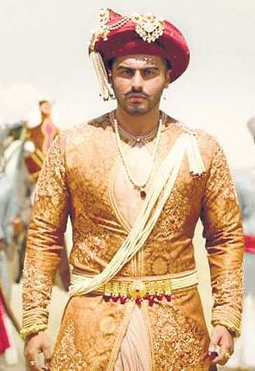 Arjun Kapoor as Sadashivrao Bhau in a still from Panipat