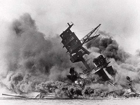 The Japanese traveled 3,400 miles across the Pacific to execute their attack on Pearl Harbour. The Japanese attack force stationed itself approximately 230 miles north of the Hawaiian island of Oa. (Photo | AP)