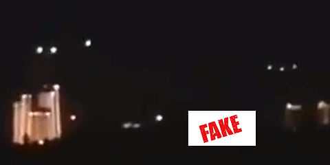A clip from the Pakistan Airforce video. (Photo | YouTube screengrab)