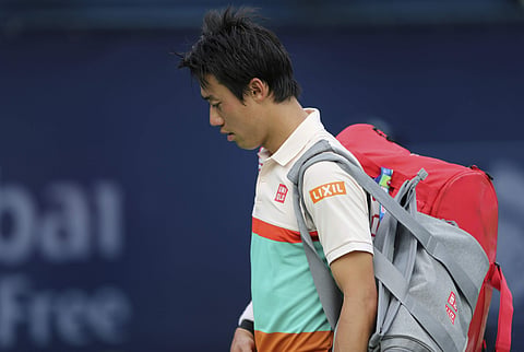 Nishikori's first Dubai Championships ended after two rounds | AP