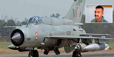 Captured Wing Commander Abhinandan son of retired Air Marshal. (Photo | PTI)