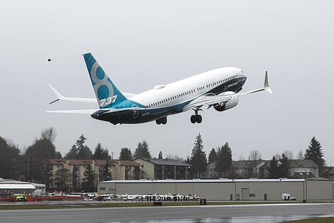 A Boeing 737 MAX takes off during a flight test in Renton, Washington January 29, 2016. | (File | Reuters)