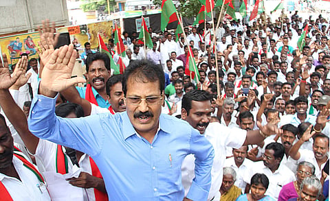 Puthiya Thamizhagam chief K Krishnaswamy. (File | Express Photo Service)