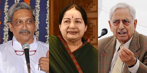 Manohar Parrikar, J Jayalalithaa and Mufti Mohammad Sayeed, the list of CMs who died in office has many illustrious names.