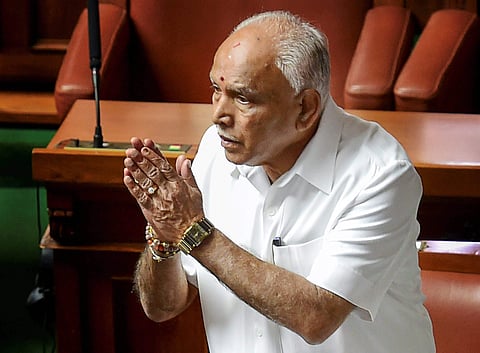Karnataka Chief Minister B S Yediyurappa.  (Photo| PTI)