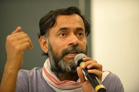 Swaraj India leader Yogendra Yadav. (Photo | AFP)