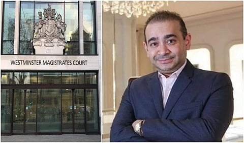 Fugitive diamantaire Nirav Modi appeared before Westminster Magistrate Court in London on 29 March 2019 for his second bail application. (Photo | File)