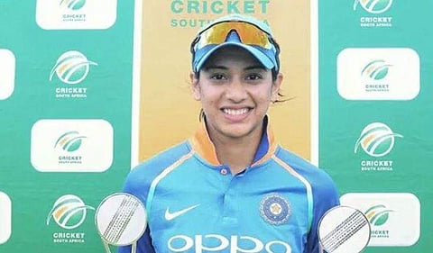 India opener Smriti Madhana (Photo | Twitter@@mandhana_smriti)
