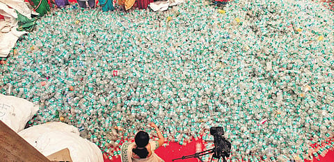 For representational purposes (Plastic bottles | File / EPS)