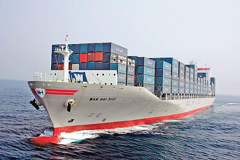 The China-India Express 2 (ci2) run by Wan Hai Shipping Line