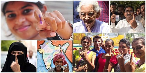 More than 14 crore people are listed to vote in the first phase, held in 91 Lok Sabha constituencies spread across 18 states and two union territories. (Photos | EPS)
