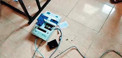 Voters vent ire on officials as defunct EVMs test their patience across Andhra Ppadesh