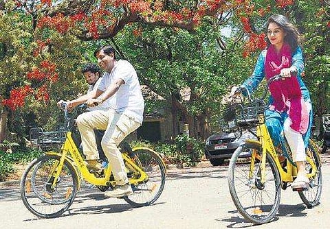Now, you can rent a bike to travel within Indian Institute of Science campus