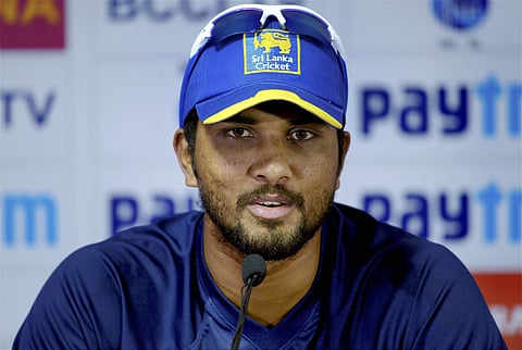 Sri Lankan cricketer Dinesh Chandimal (File | PTI)