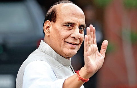 Union Home Minister and senior BJP leader Rajnath Singh. (File Photo)