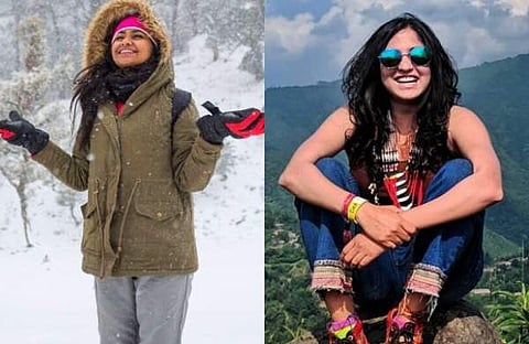 Sharanya Iyer(L) and Ankita Kumar(R) (Photo| Truly Nomadly and Monkey.Inc)