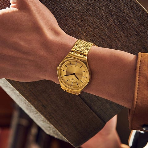 A Swatch watch. (Photo  Swatch Twitter)
