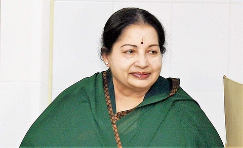Late Tamil Nadu CM Jayalalithaa 