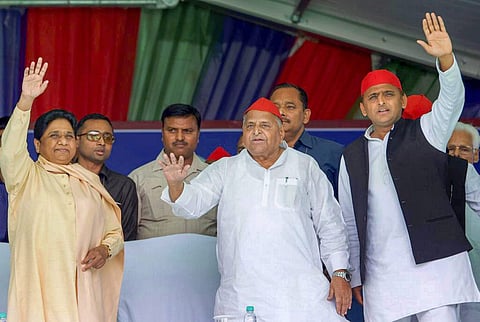 Mainpuri is one of the safest sears for the SP, where Mulayam Singh after burying the two and a half decade old enmity shared stage with BSP supremo Mayawati.  (Photo | PTI)