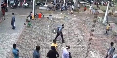 St Sebastian Church, Sri Lanka. (Photo | Video screengrab, ANI)