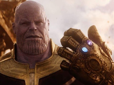 Search ‘Thanos’ on Google and click on his Infinity Stone-studded gauntlet. (File photo)