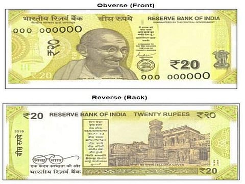 The base colour of the note is Greenish Yellow.