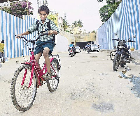 Kodigehalli underpass was opened to the public following demand from commuters.  A few works are, however, still pending on the 700-metre long stretch | Express