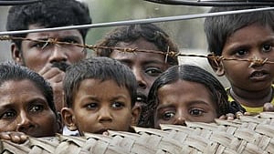 Image of displaced Sri Lankan Tamils used for representational purposes only. 