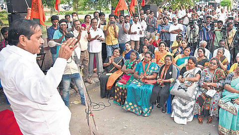 Many voters have said they are in a dilemma about voting for both H Raja and Karti Chidambaram (Express)