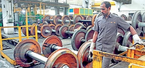 The factory presently supplies wheels and axles for all coaches manufactured  in Chennai | express