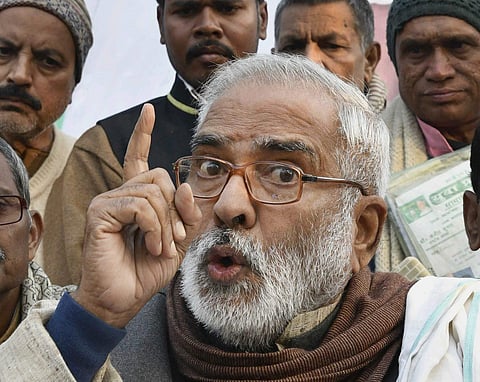 Former Union rural development minister and the then Vaishali MP Raghuvansh Prasad Singh (File Photo | PTI)